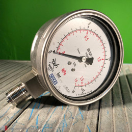 Wika EN 837-1 pressure gauge 0-16 bar